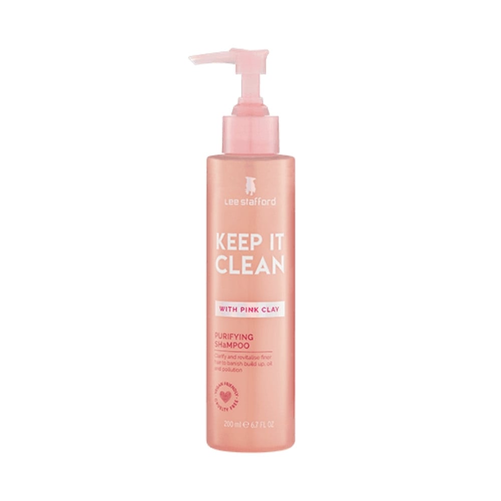 Lee Stafford Keep It Clean Purifying Shampoo with Pink Clay 